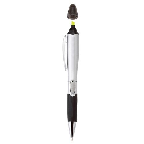 Silver blossom ballpoint pen/highlighter image thumbnail Silver blossom ballpoint pen/highlighter image thumbnail