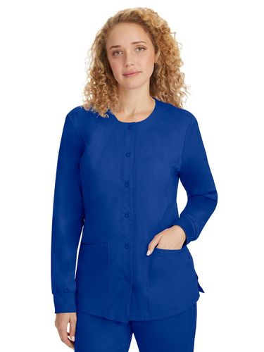 Healing Hands - Purple Label - Women's Snap-Front Scrub Jacket image thumbnail
