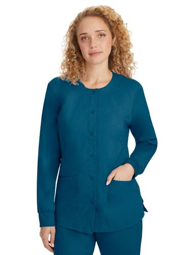 Healing Hands - Purple Label - Women's Snap-Front Scrub Jacket image thumbnail
