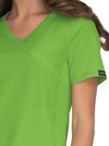 koi - Planet koi - Women's Eco-Friendly V-Neck Scrub Top image thumbnail
