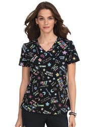 Image of koi - Basics - Women's Athletic-Inspired, Breathable Mesh Leslie Scrub Top