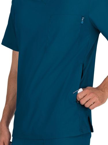 koi - Lite - Men's Athletic V-Neck Scrub Top image thumbnail