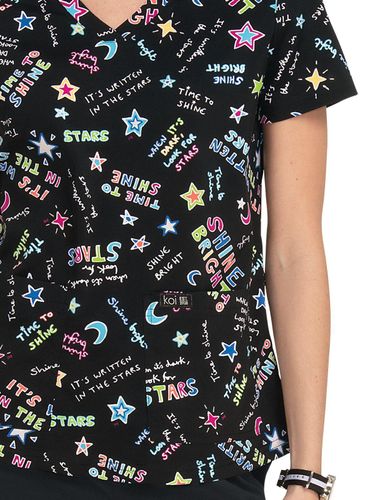 koi - Basics - Women's Athletic-Inspired, Breathable Mesh Leslie Scrub Top image thumbnail