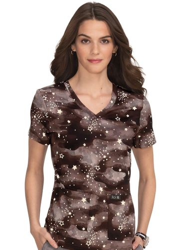 koi - Basics - Women's Athletic-Inspired, Breathable Mesh Leslie Scrub Top image thumbnail