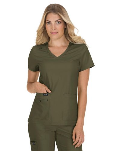 koi - Basics - Women's Classic V-Neck Becca Scrub Top image thumbnail