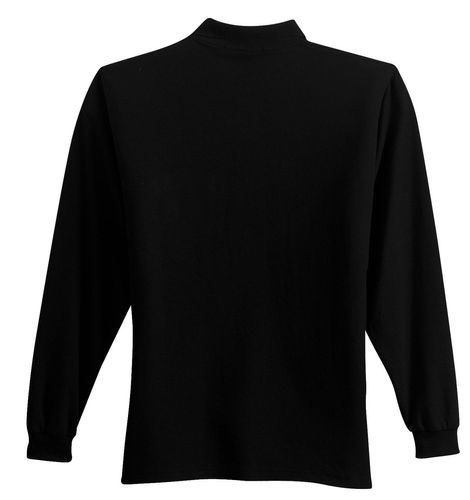Port Authority Long Sleeve Silk Touch Polo with Pocket. K500LSP (1) image thumbnail