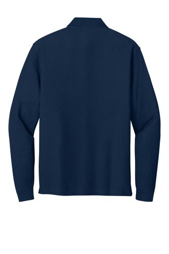 Port Authority Long Sleeve Silk Touch Polo with Pocket. K500LSP (1) image thumbnail