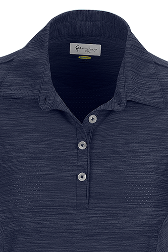 Women's Greg Norman Play Dry® Heather Solid Polo image thumbnail Women's Greg Norman Play Dry® Heather Solid Polo image thumbnail