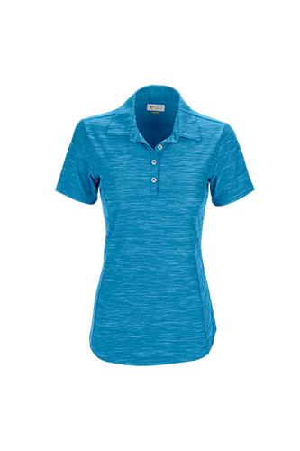 Women's Greg Norman Play Dry® Heather Solid Polo image thumbnail Women's Greg Norman Play Dry® Heather Solid Polo image thumbnail