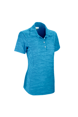 Women's Greg Norman Play Dry® Heather Solid Polo image thumbnail Women's Greg Norman Play Dry® Heather Solid Polo image thumbnail
