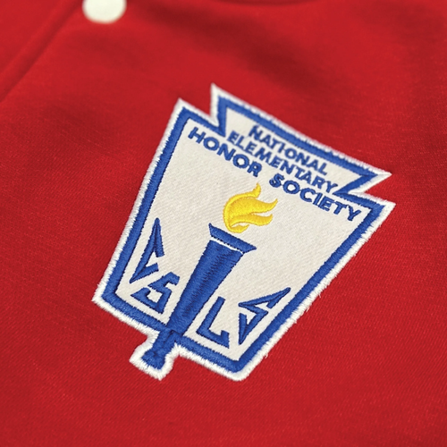 Cotton Fleece Varsity Jacket With Black Satin Lining image thumbnail