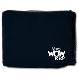 Image of 50" x 60" Fleece Whipstitch Blanket - Black