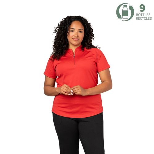 Storm Creek Women's Visionary III Solid Short Sleeve Polo image thumbnail