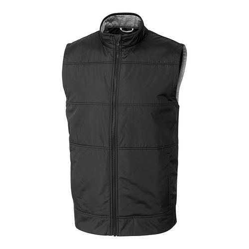 Cutter & Buck Stealth Hybrid Quilted Men's Windbreaker Vest image thumbnail