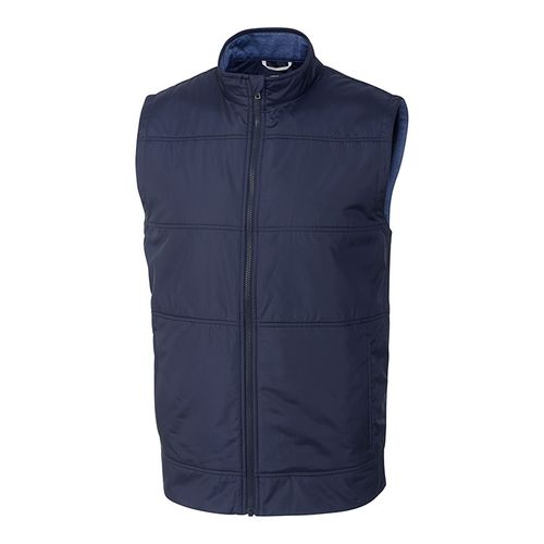Cutter & Buck Stealth Hybrid Quilted Men's Windbreaker Vest image thumbnail
