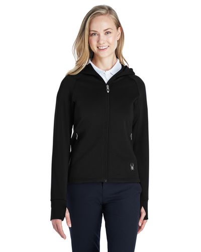 Ladies' Hayer Full-Zip Hooded Fleece Jacket image thumbnail Ladies' Hayer Full-Zip Hooded Fleece Jacket image thumbnail