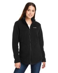 Image of Ladies' West Bend Sherpa Full-Zip Fleece Jacket
