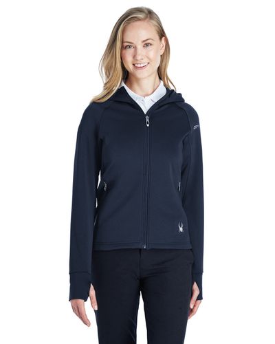 Ladies' Hayer Full-Zip Hooded Fleece Jacket image thumbnail Ladies' Hayer Full-Zip Hooded Fleece Jacket image thumbnail