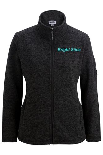SWEATER KNIT FLEECE JACKET image thumbnail