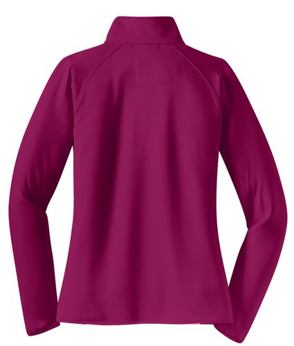 Sport-Tek Ladies Sport-Wick Stretch 1/2-Zip Pullover. LST850 image thumbnail