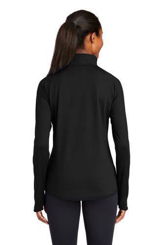 Sport-Tek Ladies Sport-Wick Stretch 1/2-Zip Pullover. LST850 image thumbnail