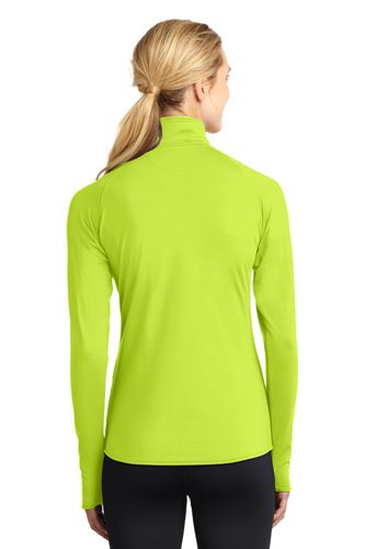 Sport-Tek Ladies Sport-Wick Stretch 1/2-Zip Pullover. LST850 image thumbnail