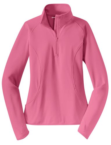 Sport-Tek Ladies Sport-Wick Stretch 1/2-Zip Pullover. LST850 image thumbnail