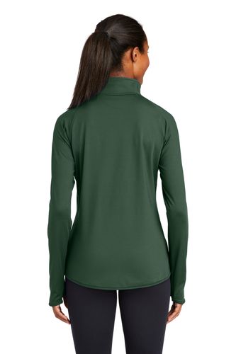 Sport-Tek Ladies Sport-Wick Stretch 1/2-Zip Pullover. LST850 image thumbnail