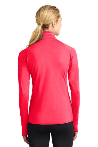Sport-Tek Ladies Sport-Wick Stretch 1/2-Zip Pullover. LST850 image thumbnail