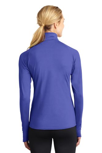 Sport-Tek Ladies Sport-Wick Stretch 1/2-Zip Pullover. LST850 image thumbnail