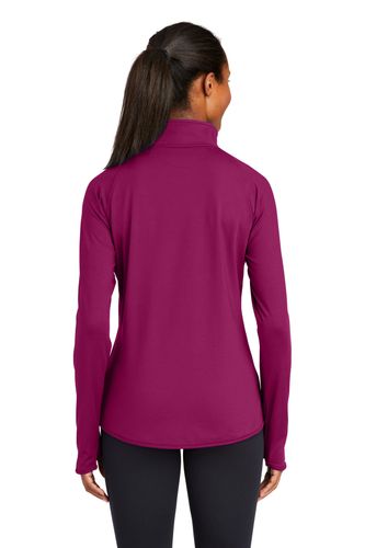 Sport-Tek Ladies Sport-Wick Stretch 1/2-Zip Pullover. LST850 image thumbnail