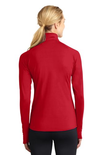 Sport-Tek Ladies Sport-Wick Stretch 1/2-Zip Pullover. LST850 image thumbnail