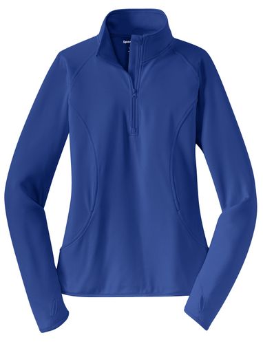 Sport-Tek Ladies Sport-Wick Stretch 1/2-Zip Pullover. LST850 image thumbnail