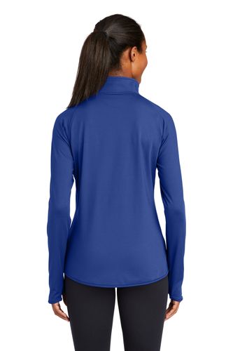 Sport-Tek Ladies Sport-Wick Stretch 1/2-Zip Pullover. LST850 image thumbnail