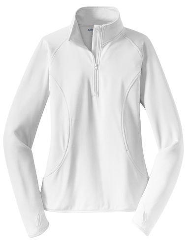 Sport-Tek Ladies Sport-Wick Stretch 1/2-Zip Pullover. LST850 image thumbnail