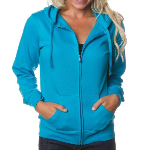 Independent Trading Company Juniors' Lightweight Zip Hooded Sweatshirt image thumbnail Independent Trading Company Juniors' Lightweight Zip Hooded Sweatshirt image thumbnail