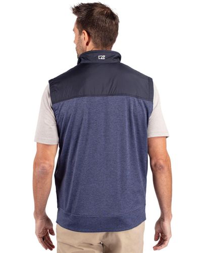Cutter & Buck Stealth Hybrid Quilted Mens Big and Tall Windbreaker Vest Big & Tall image thumbnail