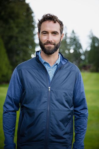 Cutter & Buck Stealth Hybrid Quilted Mens Big and Tall Full Zip Windbreaker Jacket Big & Tall image thumbnail