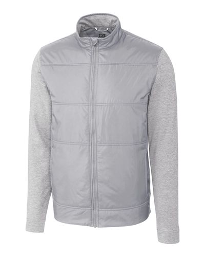 Cutter & Buck Stealth Hybrid Quilted Mens Big and Tall Full Zip Windbreaker Jacket Big & Tall image thumbnail