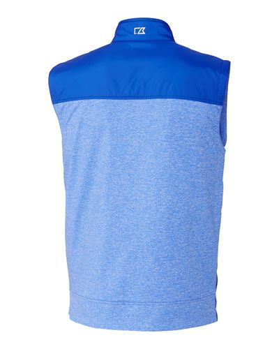Cutter & Buck Stealth Hybrid Quilted Mens Windbreaker Vest image thumbnail