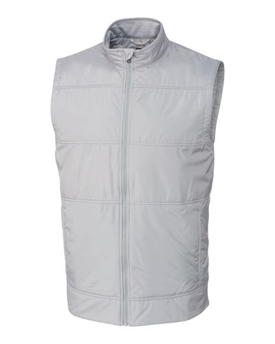 Cutter & Buck Stealth Hybrid Quilted Mens Big and Tall Windbreaker Vest Big & Tall image thumbnail