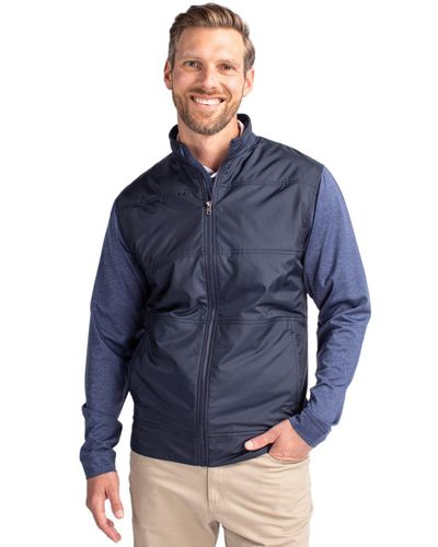 Cutter & Buck Stealth Hybrid Quilted Mens Big and Tall Full Zip Windbreaker Jacket Big & Tall image thumbnail
