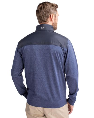 Cutter & Buck Stealth Hybrid Quilted Mens Big and Tall Full Zip Windbreaker Jacket Big & Tall image thumbnail