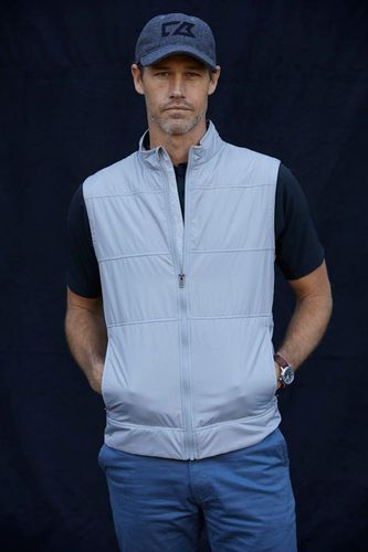 Cutter & Buck Stealth Hybrid Quilted Mens Big and Tall Windbreaker Vest Big & Tall image thumbnail