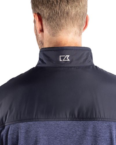 Cutter & Buck Stealth Hybrid Quilted Mens Big and Tall Full Zip Windbreaker Jacket Big & Tall image thumbnail