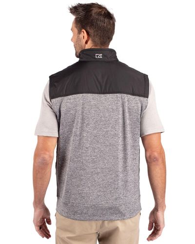 Cutter & Buck Stealth Hybrid Quilted Mens Big and Tall Windbreaker Vest Big & Tall image thumbnail