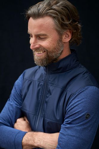 Cutter & Buck Stealth Hybrid Quilted Mens Big and Tall Full Zip Windbreaker Jacket Big & Tall image thumbnail