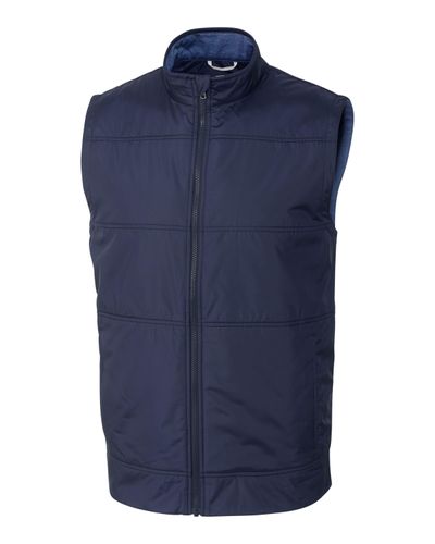 Cutter & Buck Stealth Hybrid Quilted Mens Big and Tall Windbreaker Vest Big & Tall image thumbnail