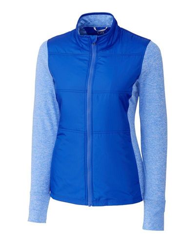 Cutter & Buck Stealth Hybrid Quilted Womens Full Zip Windbreaker Jacket image thumbnail
