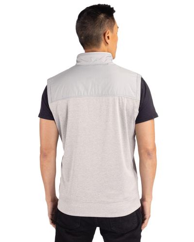 Cutter & Buck Stealth Hybrid Quilted Mens Big and Tall Windbreaker Vest Big & Tall image thumbnail